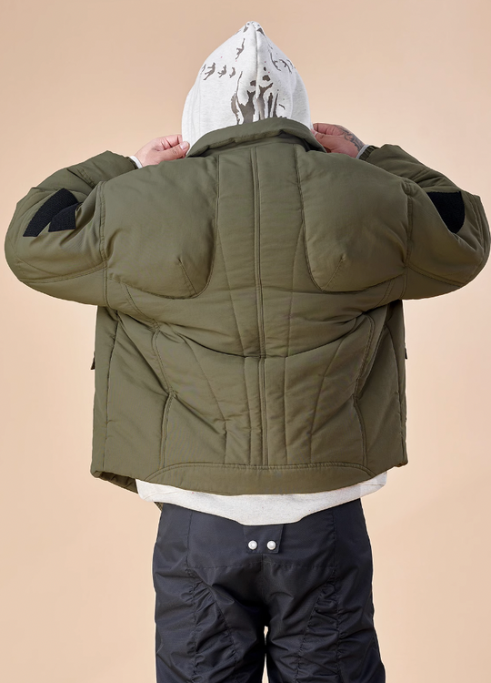 EVILKNIGHT(EK) Military Mecha Structured Interline Jacket