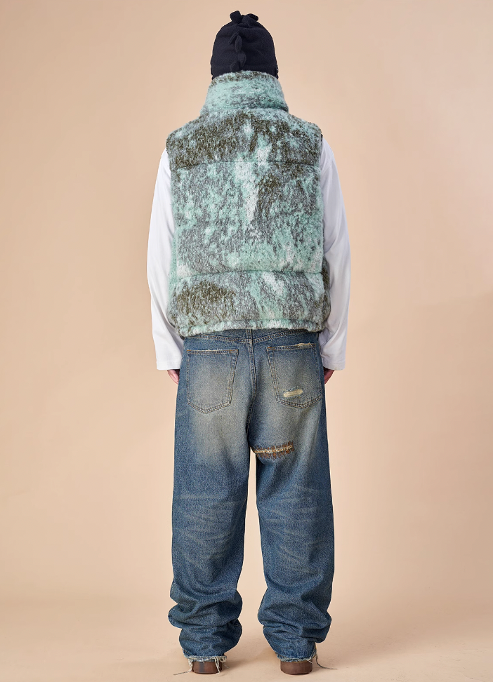 EVILKNIGHT(EK) Wool Jacquard Brushed Vest