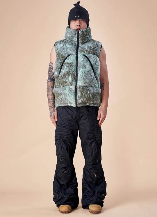 EVILKNIGHT(EK) Wool Jacquard Brushed Vest