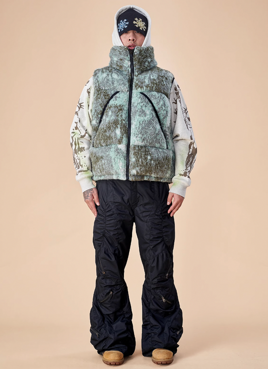 EVILKNIGHT(EK) Wool Jacquard Brushed Vest