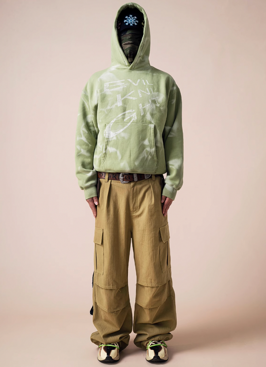 EVILKNIGHT(EK) Herringbone Pockets Work Cargo Pants