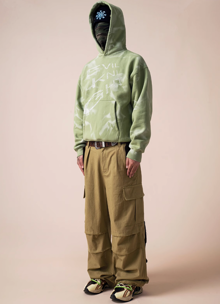 EVILKNIGHT(EK) Herringbone Pockets Work Cargo Pants