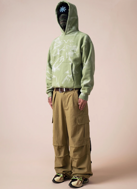 EVILKNIGHT(EK) Herringbone Pockets Work Cargo Pants