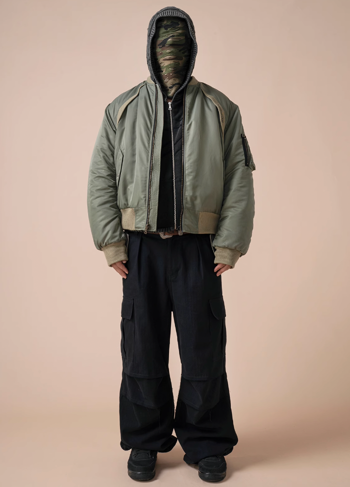 EVILKNIGHT(EK) Herringbone Pockets Work Cargo Pants