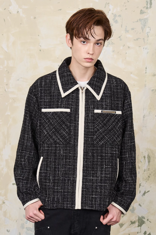 Harsh and Cruel Tweed Pockets Jacket