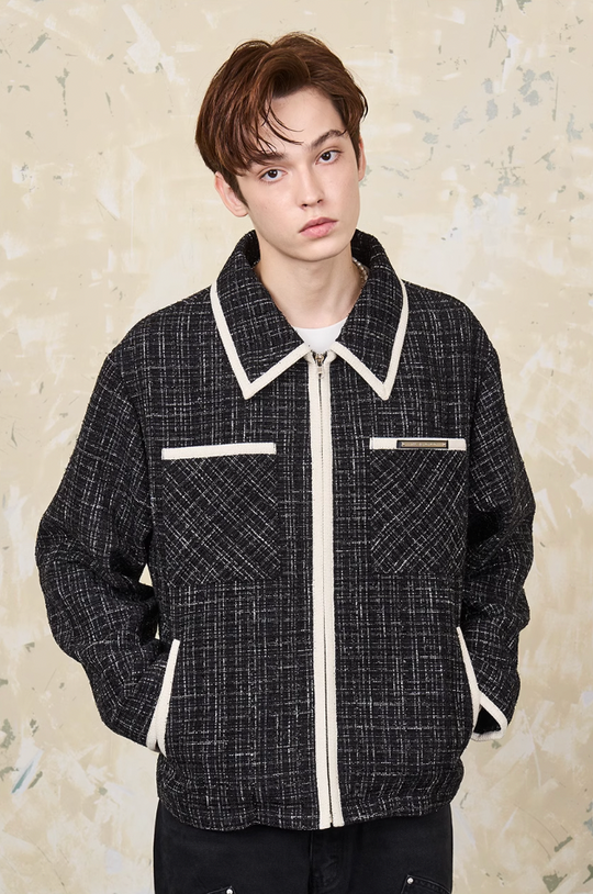 Harsh and Cruel Tweed Pockets Jacket
