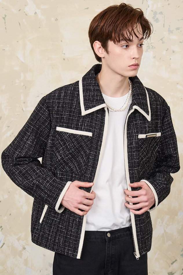 Harsh and Cruel Tweed Pockets Jacket