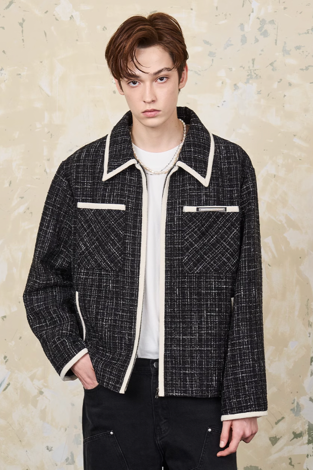Harsh and Cruel Tweed Pockets Jacket
