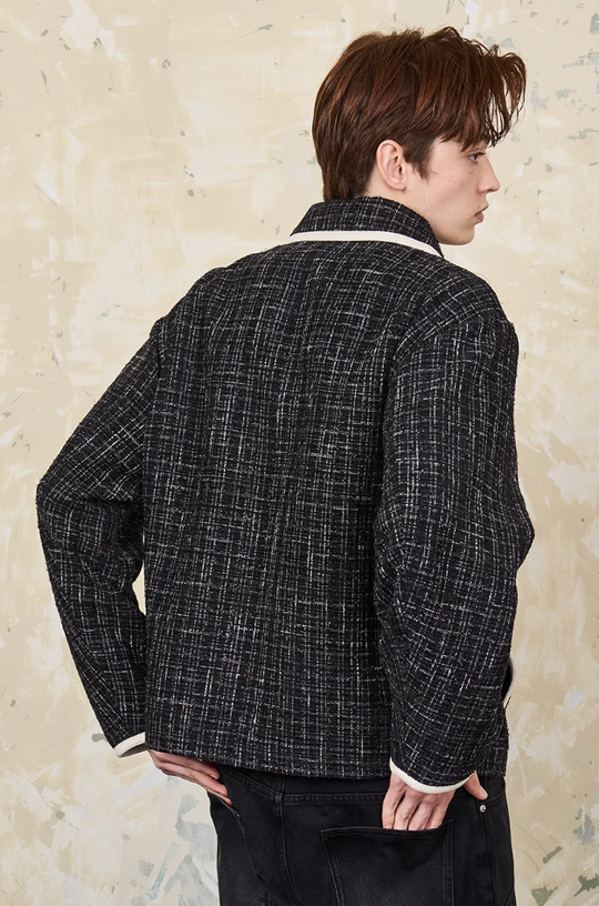 Harsh and Cruel Tweed Pockets Jacket