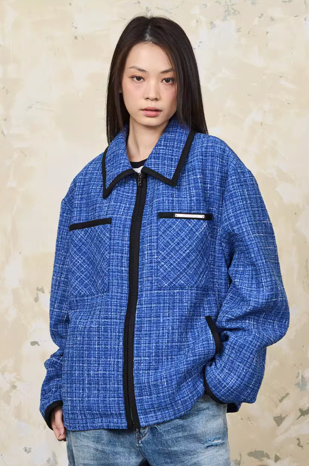 Harsh and Cruel Tweed Pockets Jacket