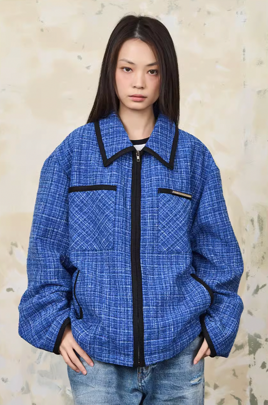 Harsh and Cruel Tweed Pockets Jacket