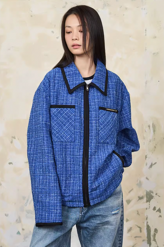 Harsh and Cruel Tweed Pockets Jacket