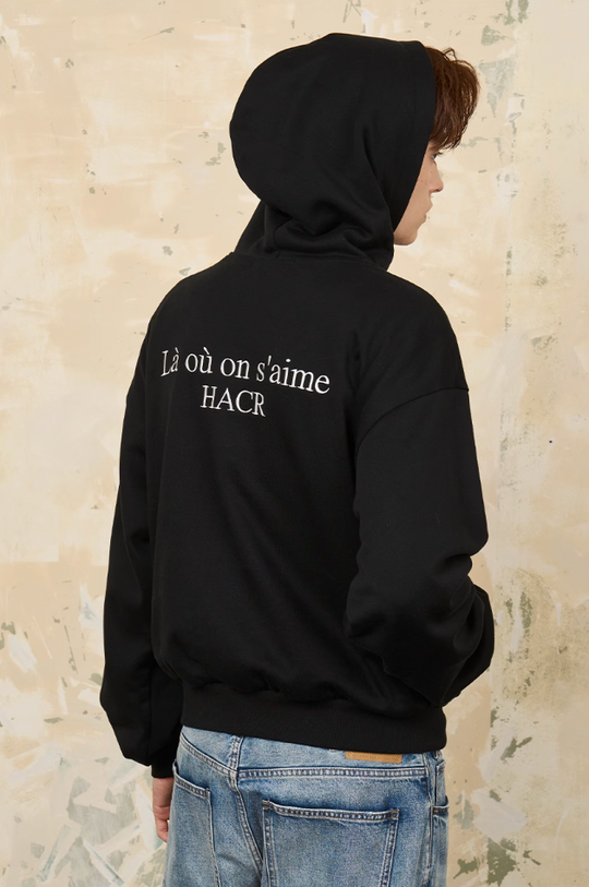 Harsh and Cruel Basic Embroidered Logo Hoodie