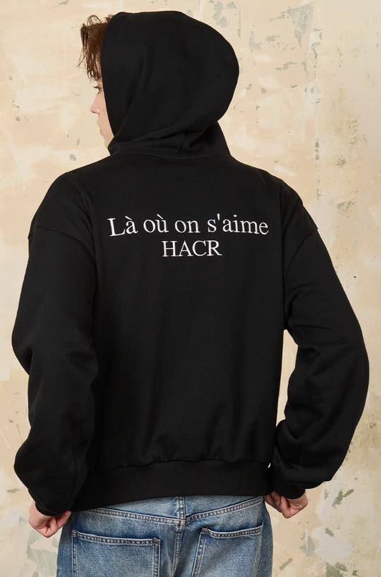 Harsh and Cruel Basic Embroidered Logo Hoodie