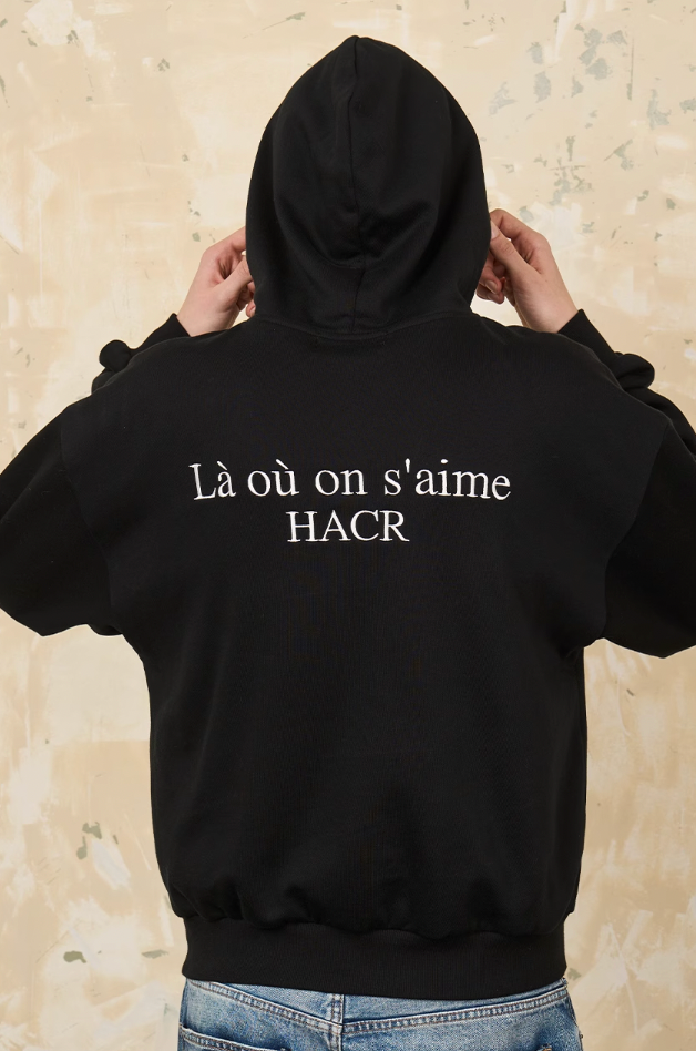 Harsh and Cruel Basic Embroidered Logo Hoodie