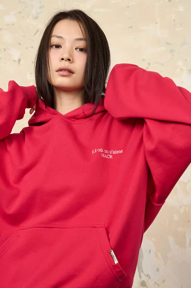 Harsh and Cruel Basic Embroidered Logo Hoodie