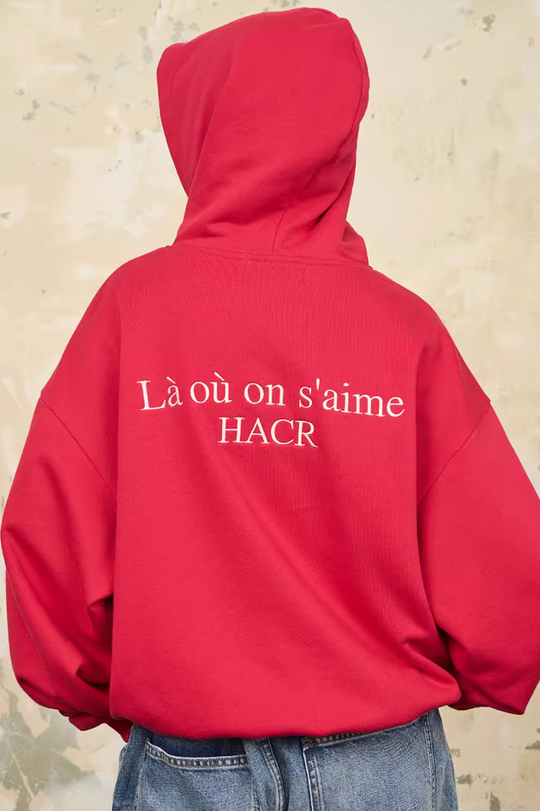 Harsh and Cruel Basic Embroidered Logo Hoodie