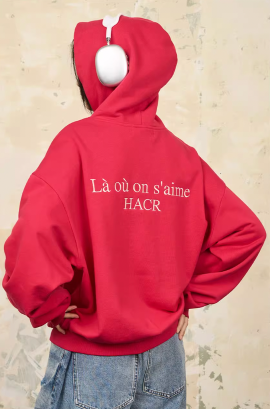 Harsh and Cruel Basic Embroidered Logo Hoodie