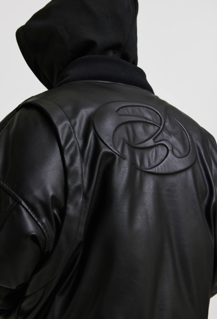 ANTIDOTE Detachable Hat Down Bomber Jacket