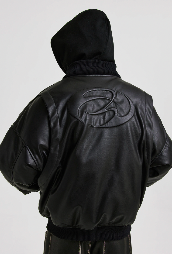 ANTIDOTE Detachable Hat Down Bomber Jacket