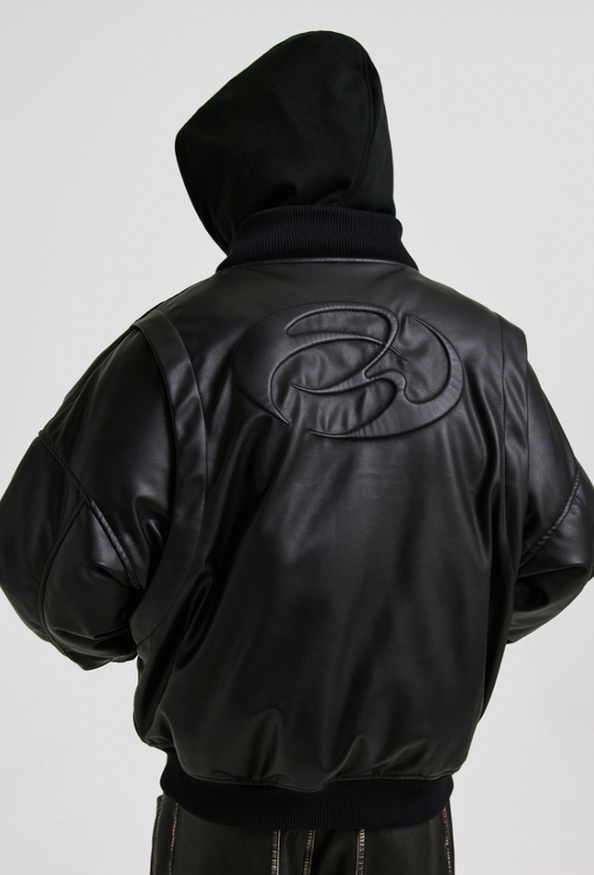 ANTIDOTE Detachable Hat Down Bomber Jacket