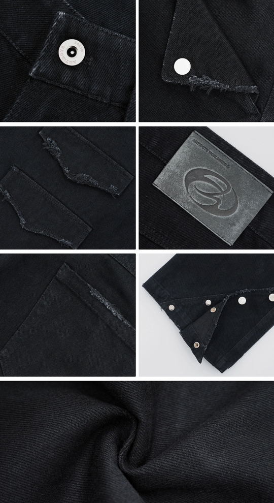 ANTIDOTE Structural Pocket Micro Flared Denim Jeans