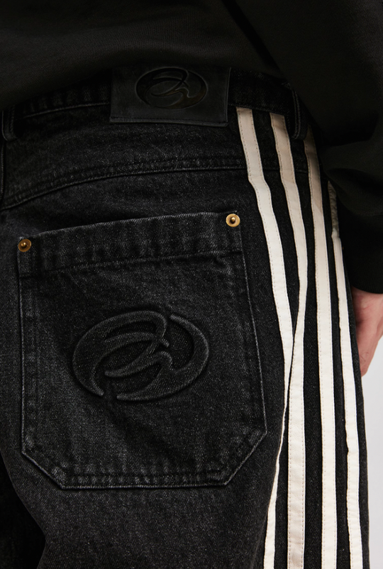 ANTIDOTE Vintage Striped Denim Jeans