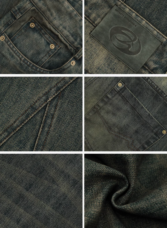 ANTIDOTE Spray Colored Micro Flared Denim Jeans