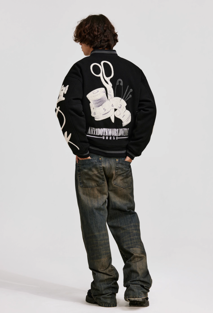 ANTIDOTE Spray Colored Micro Flared Denim Jeans