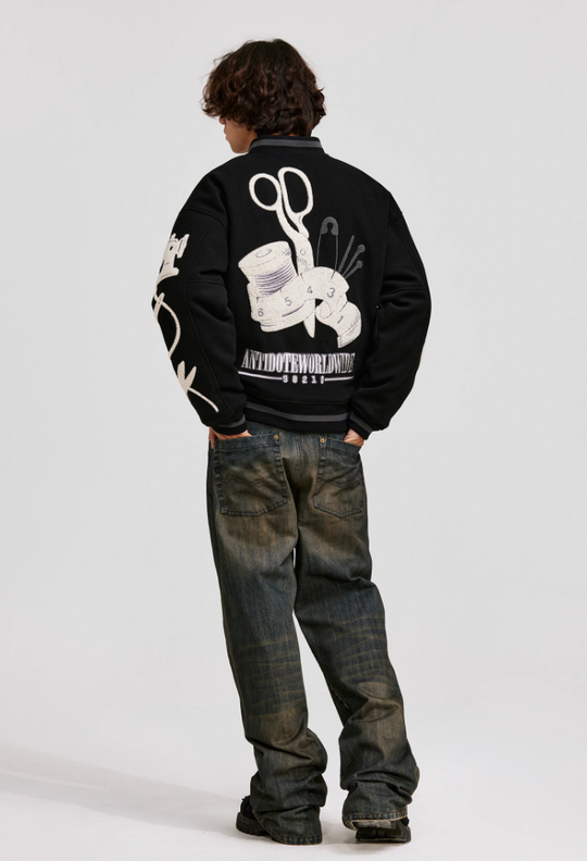 ANTIDOTE Spray Colored Micro Flared Denim Jeans