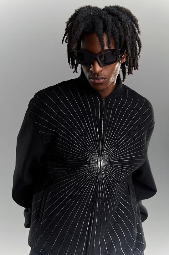 YADcrew Radiation Baseball Jacket