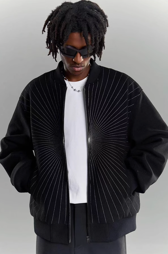 YADcrew Radiation Baseball Jacket