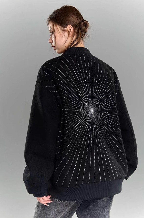 YADcrew Radiation Baseball Jacket