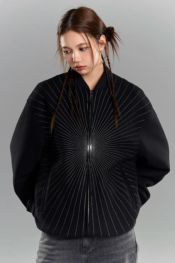 YADcrew Radiation Baseball Jacket