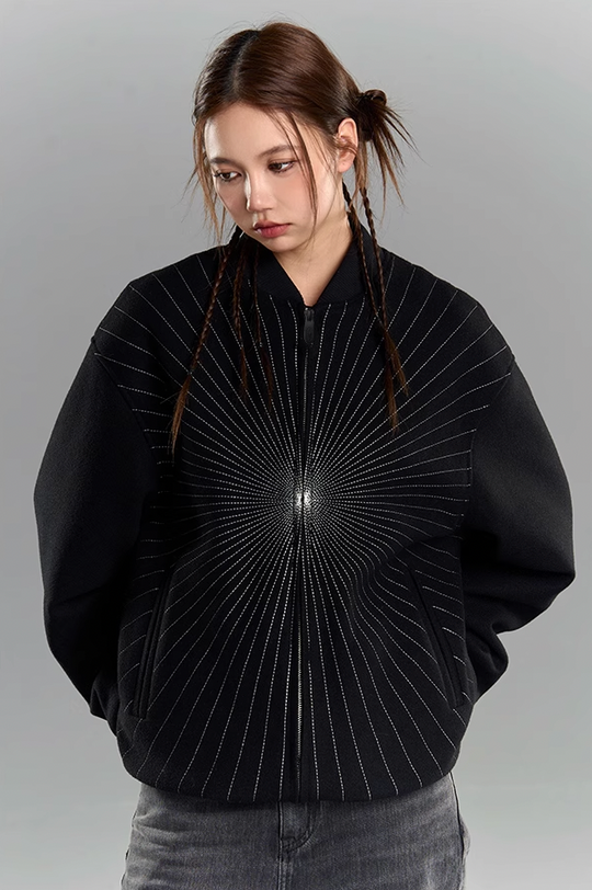 YADcrew Radiation Baseball Jacket