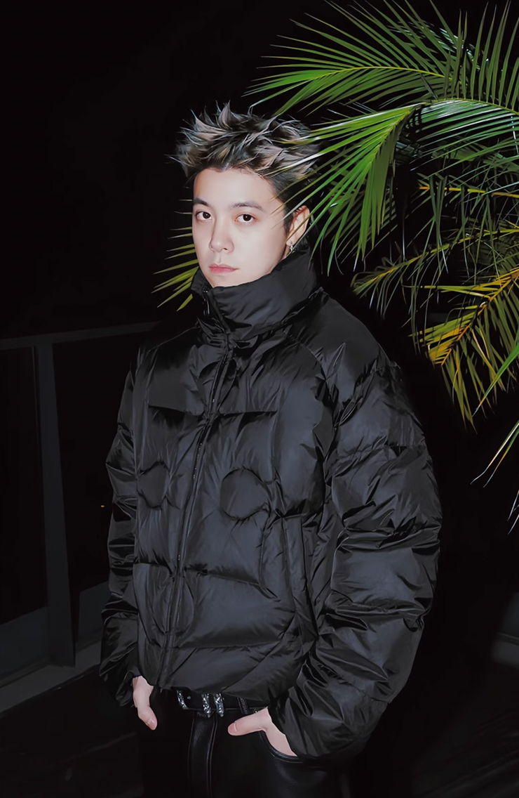 YADcrew Jigsaw Quilted Line Down Jacket