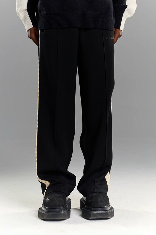 YADcrew Webbing Striped Sport Pants