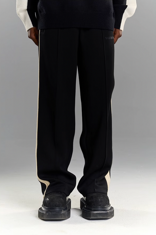 YADcrew Webbing Striped Sport Pants