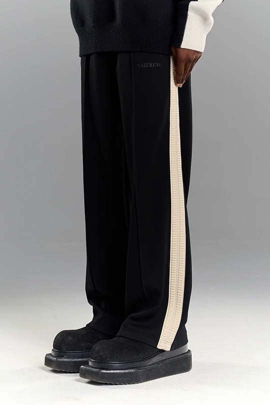 YADcrew Webbing Striped Sport Pants