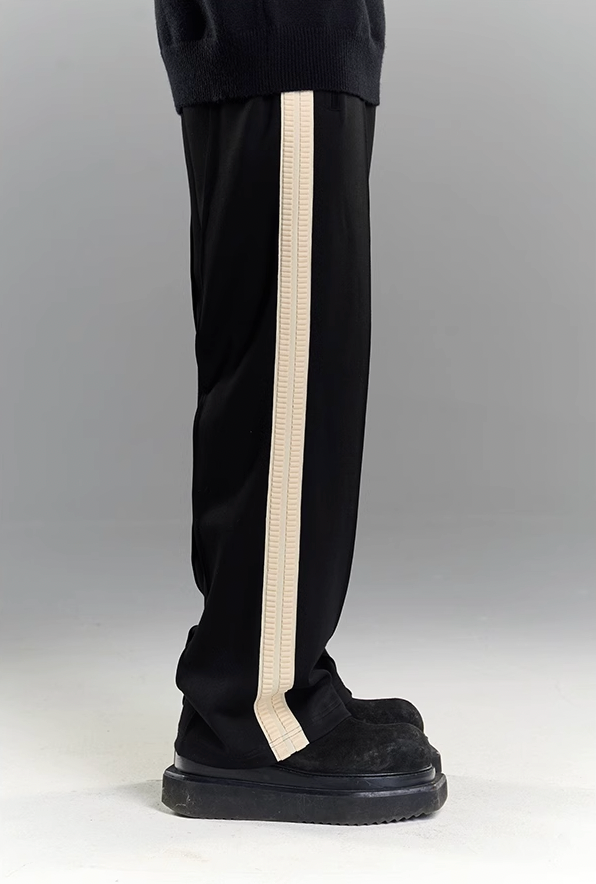 YADcrew Webbing Striped Sport Pants