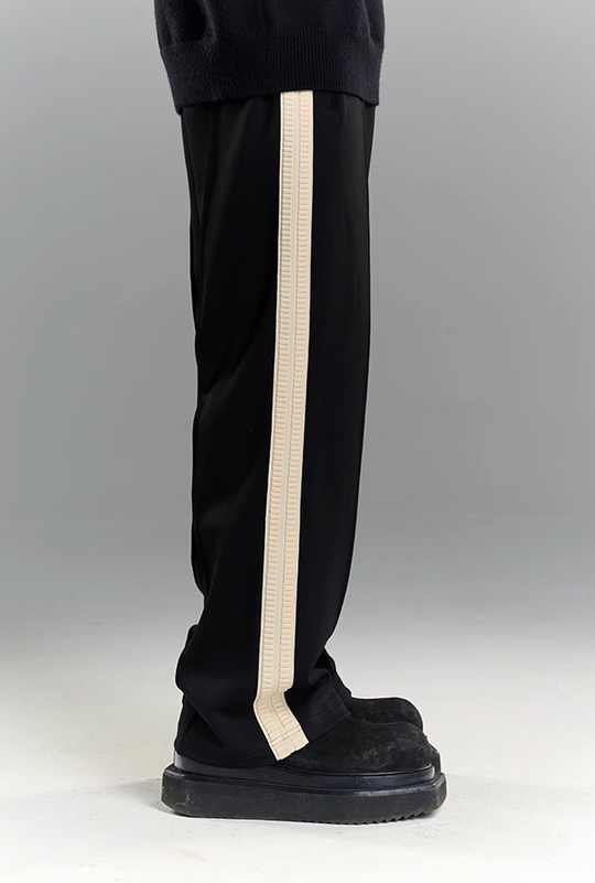 YADcrew Webbing Striped Sport Pants