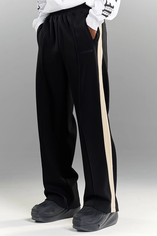 YADcrew Webbing Striped Sport Pants