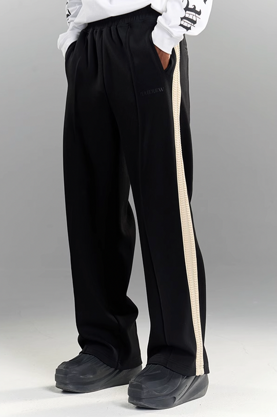 YADcrew Webbing Striped Sport Pants