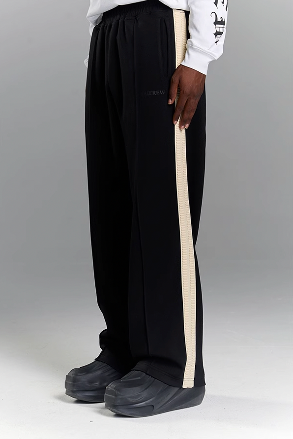 YADcrew Webbing Striped Sport Pants