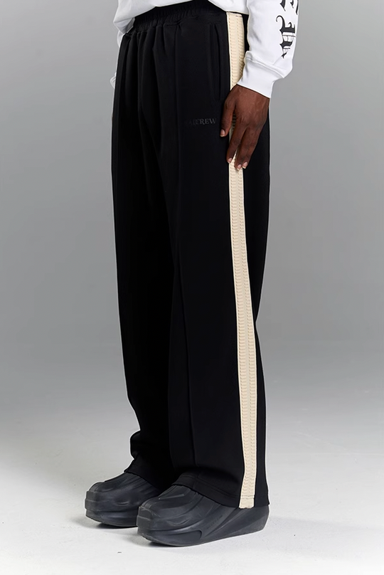 YADcrew Webbing Striped Sport Pants