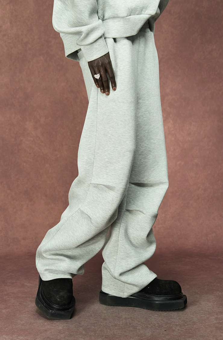 YADcrew 350g Heavyweight Pleated Sweat Pants