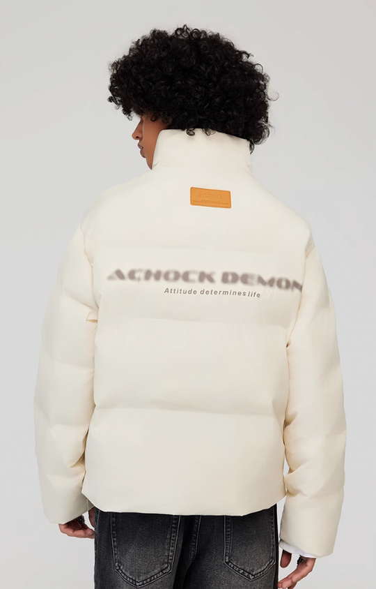 Achock Phantom Slogan Printed Jacket