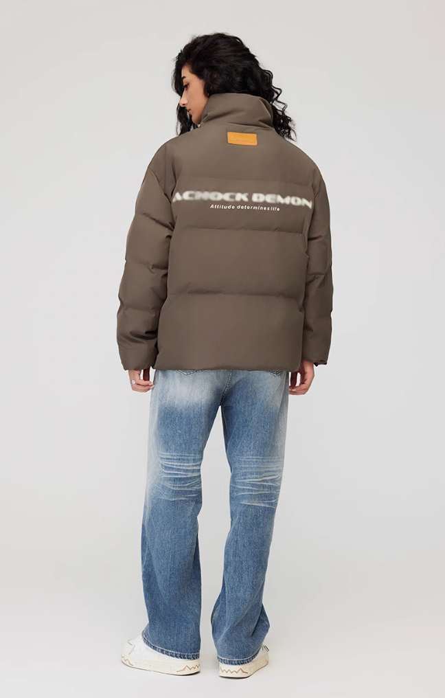 Achock Phantom Slogan Printed Jacket