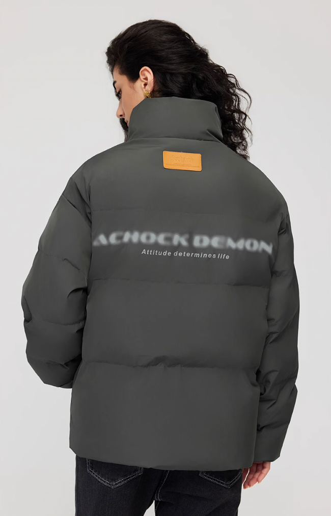 Achock Phantom Slogan Printed Jacket