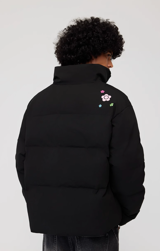 Achock Basic Simple Flower Printing Jacket | Face 3 Face